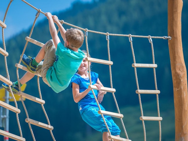 Klettergerüst im Abenteuerland Kleinarl